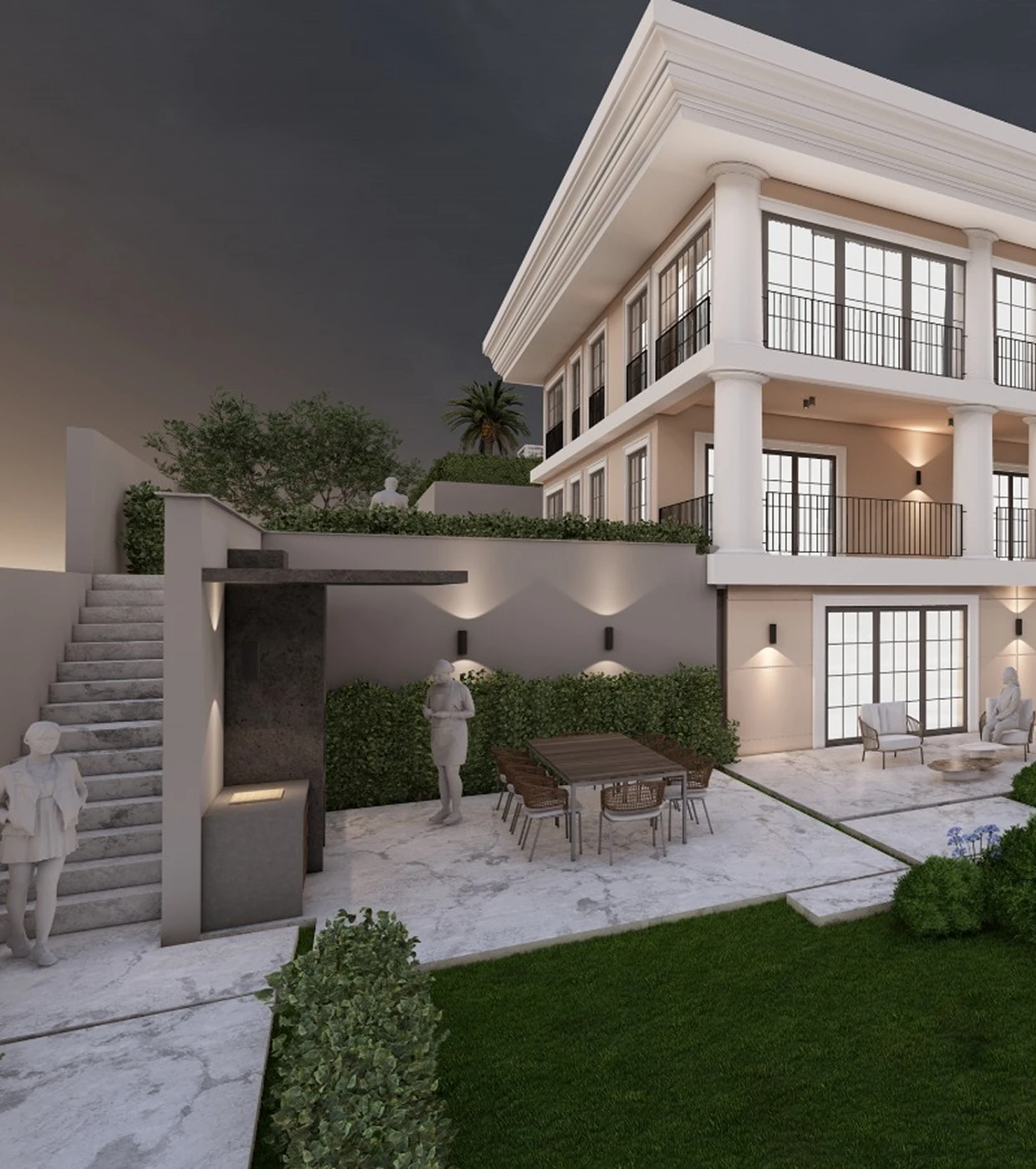 Güzelce Villa Bahçeleri Peyzaj Tasarımı — 2
