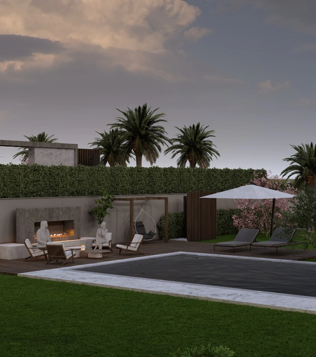 Güzelce Villa Bahçeleri Peyzaj Tasarımı — 4
