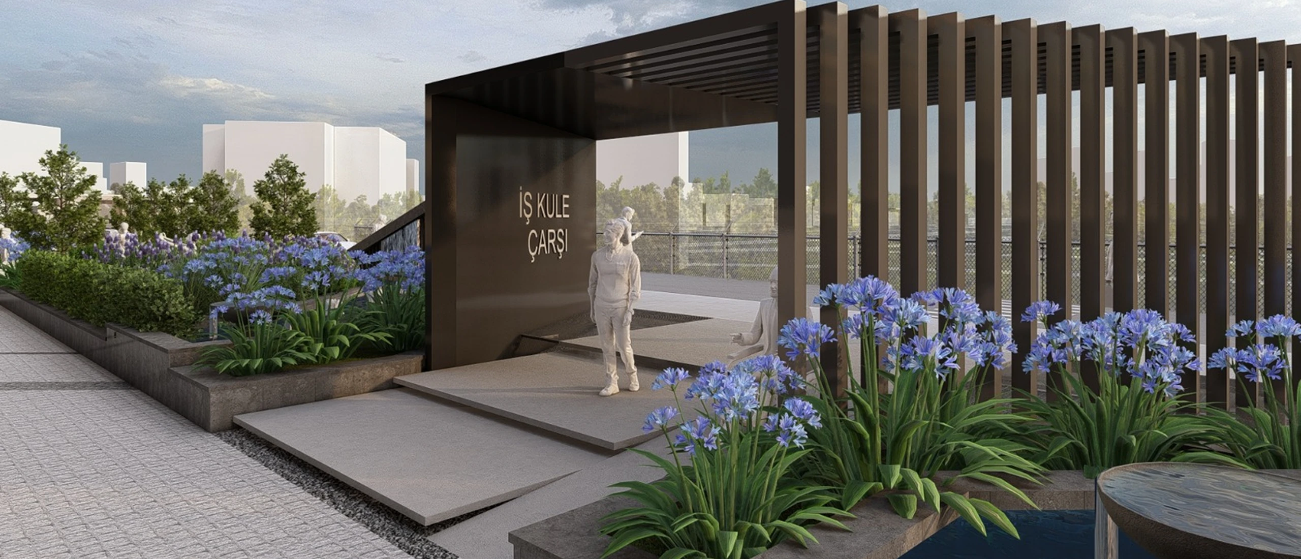 İş Kule Peyzaj Uygulama Renovasyon Projesi — 4