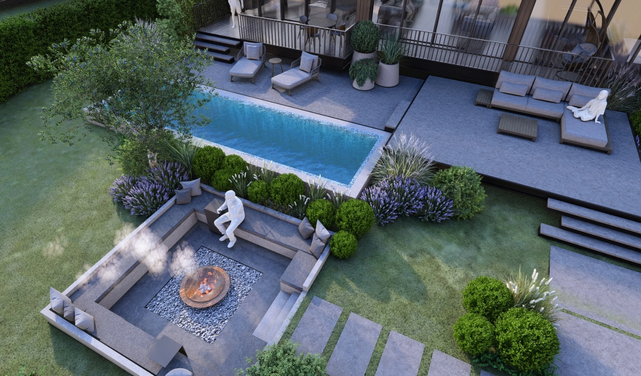Unica Riva Villa Site Peyzaj Tasarımı — 2