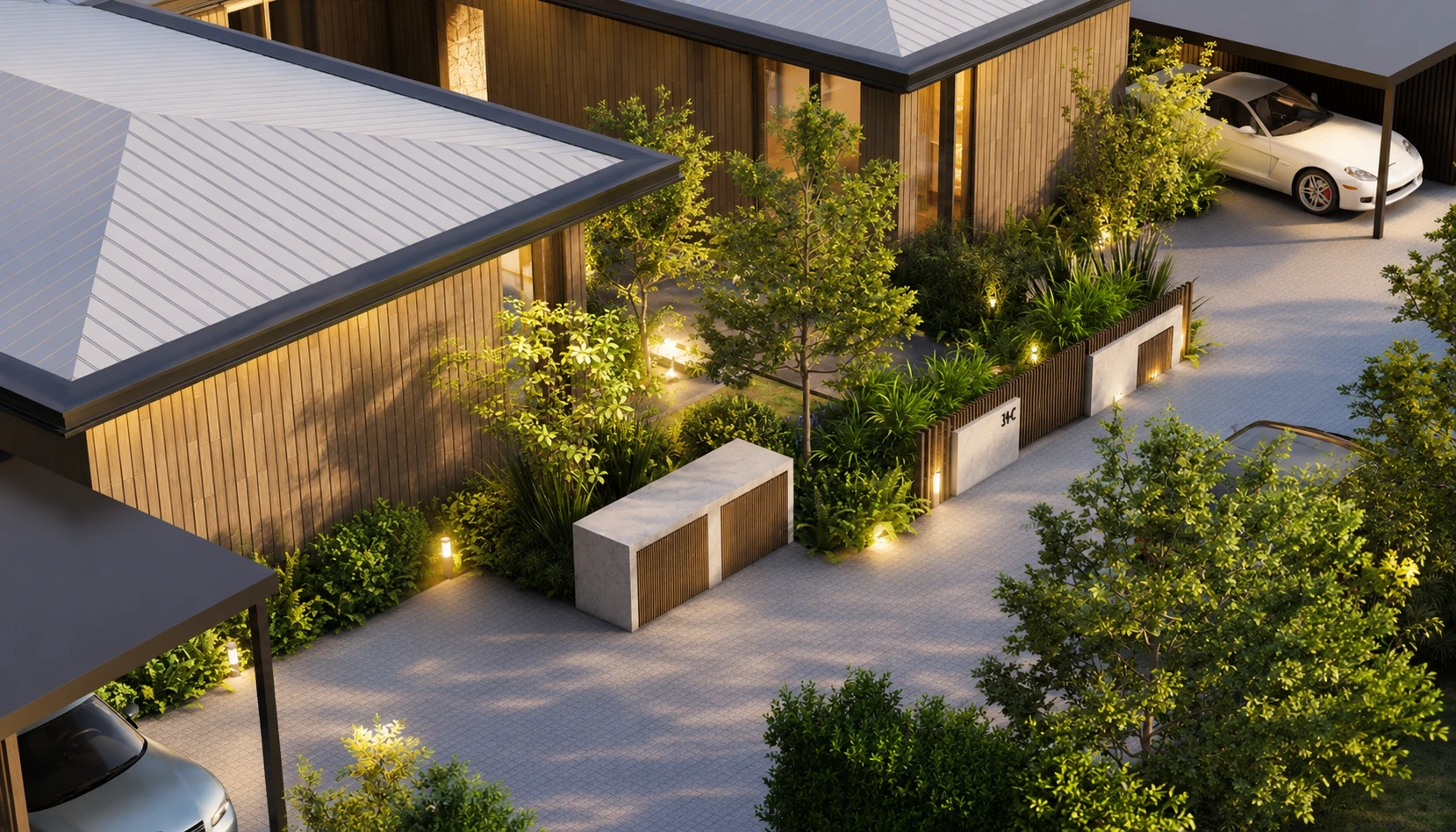 Unica Riva Villa Site Peyzaj Tasarımı